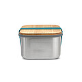 Stainless Steel Sandwich Box Large, turquoise