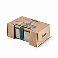Stainless Steel Sandwich Box Large, turquoise