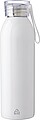 Stainless steel single-walled drinking bottle 650 ml Cindy, white