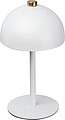 Stainless steel table lamp, white