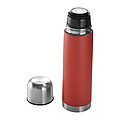 Stainless steel thermal flask, red