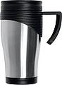 Stainless steel travel mug, grey