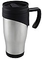 Stainless steel travel mug, grey