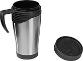 Stainless steel travel mug, grey