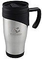 Stainless steel travel mug, grey
