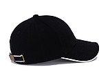 STAN six panel cap, black