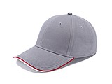STAN six panel cap, grey