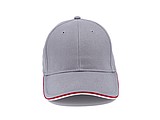 STAN six panel cap, grey