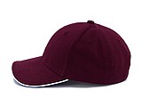 STAN six panel cap, wine