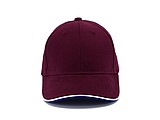STAN six panel cap, wine