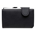 Standard aluminium RFID cardholder with PU wallet,black