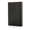 Standard hardcover PU notebook A5, black