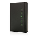 Standard hardcover PU notebook A5, black