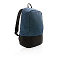 Standard RFID anti theft backpack PVC free, blue/black
