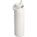 Stanley IceFlow™ 2.0 1.06 litre water bottle with flip straw, frosted white