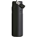 Stanley IceFlow™ 2.0 700 ml water bottle with flip straw, solid black