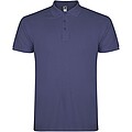 Star short sleeve mens polo