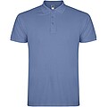 Star short sleeve mens polo