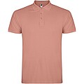 Star short sleeve mens polo