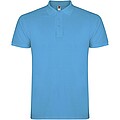 Star short sleeve mens polo