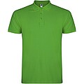 Star short sleeve mens polo