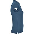 Star short sleeve womens polo, storm blue