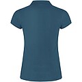 Star short sleeve womens polo, storm blue