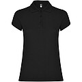 Star short sleeve womens polo