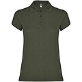 Star short sleeve womens polo