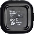 Stark 2.0 3W mini RCS recycled plastic Bluetooth® speaker, solid black