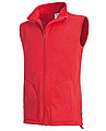 Stedman Active Fleece Vest Men, scarlet red, L