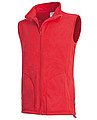 Stedman Active Fleece Vest Men, scarlet red, S