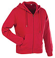 Stedman Active SweatJacket Men, crimson red, S