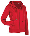 Stedman Active SweatJacket Women, crimson red, M