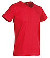 Stedman Ben V-Neck, crimson red, S