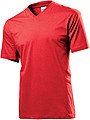 Stedman Classic-T V-neck Men, scarlet red, L