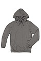 STEDMAN HOODED SWEATSHIRT UNISEX real grey XS