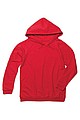 STEDMAN HOODED SWEATSHIRT UNISEX scarlet red L