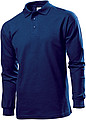 Stedman Polo Long Sleeve, navy blue, L
