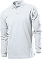 Stedman Polo Long Sleeve, white, S