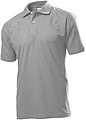 Stedman Polo Men, grey heather, L
