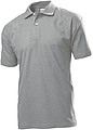 Stedman Polo Men, grey heather, S