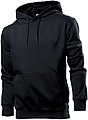 Stedman Sweatshirt Hooded Men, black, L