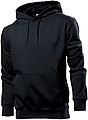 Stedman Sweatshirt Hooded Men, black, S