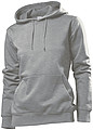Stedman Sweatshirt Hooded Women, grey heather, S