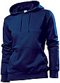 Stedman Sweatshirt Hooded Women, navy blue, S