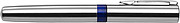Steel ballpen with black ink.Blue