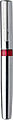 Steel ballpen with black ink.Red