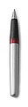 Steel ballpen with black ink.Red