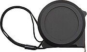 Steel tape measure with plastic housing 5m, black